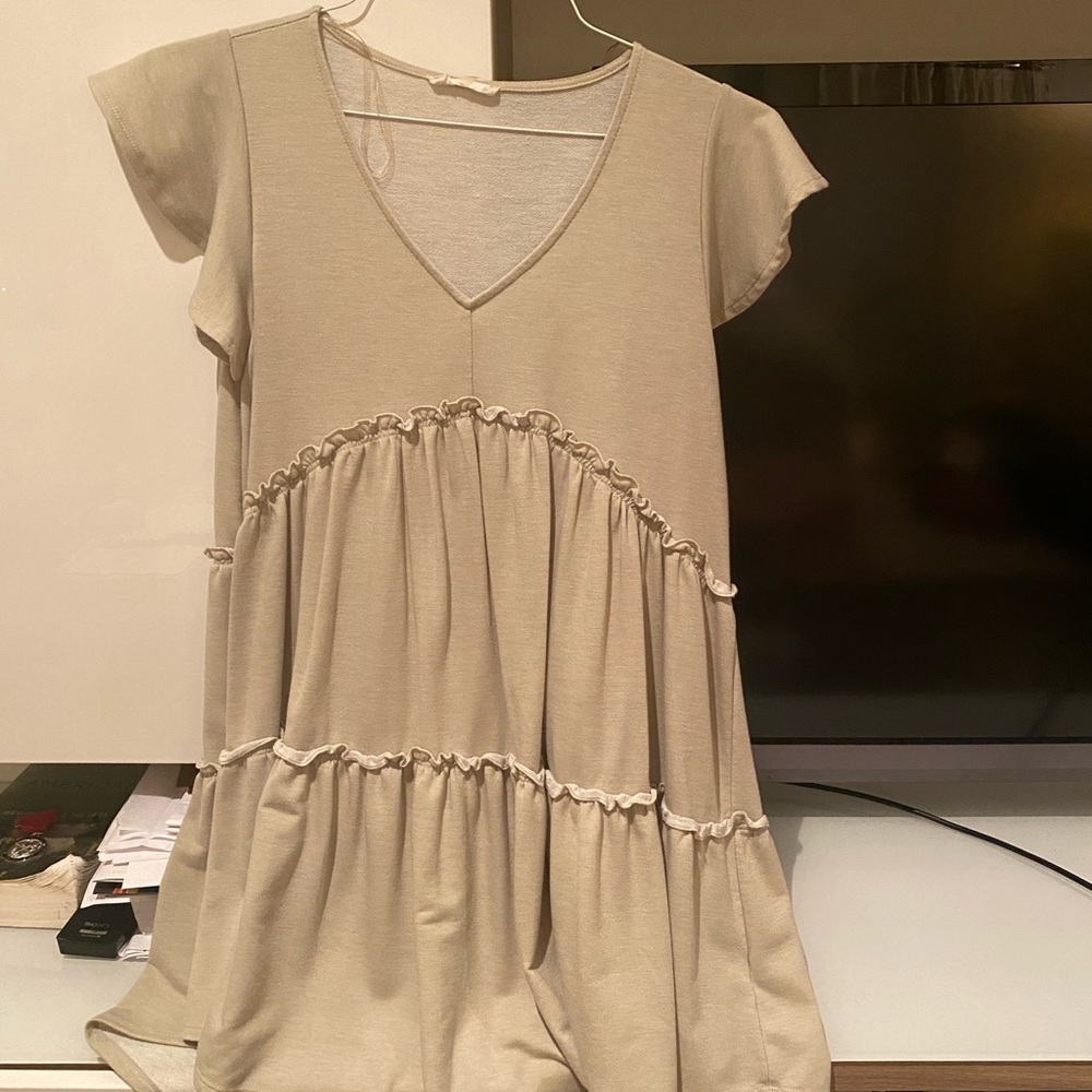Sage green soft dress